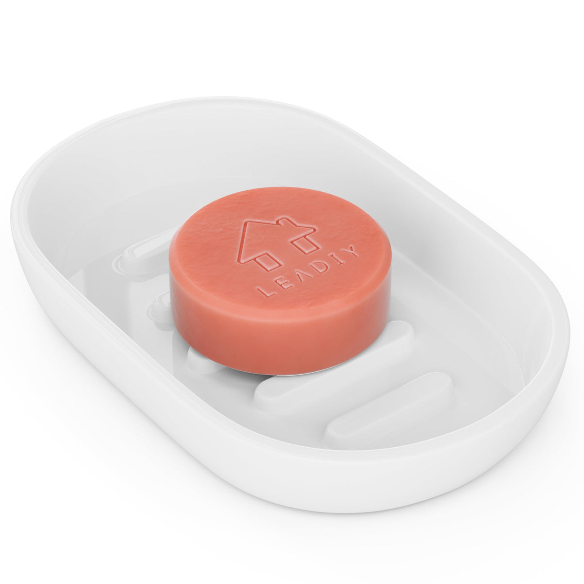 Soap Dishes for Bar Soap,2 Pack Environmentally-Friendly Bathroom Soap Dishes (Removable),2Pcs/Set Bamboo Soap Dishes Holder,Bathroom Sink Soap Dish,White