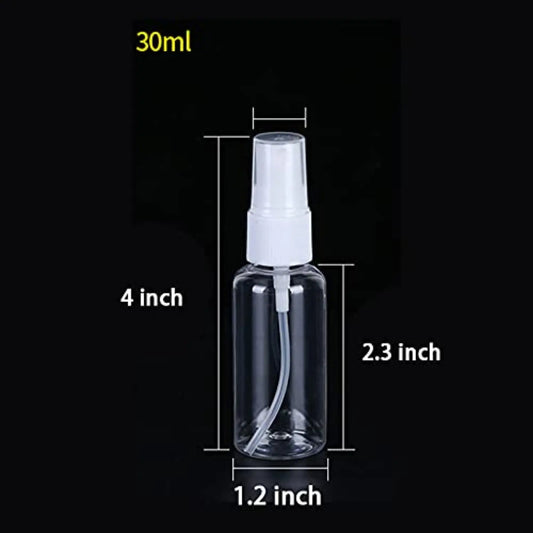 30Pack(1oz) Lightweight Leak-proof Loop Fine Mist Plastic Mini Travel Spray Bottles, 30ml Cosmetic Refillable Liquid Containers for Travellers - Home Improvement Building Supplies Wallpaper & Wall Trim,sohochic