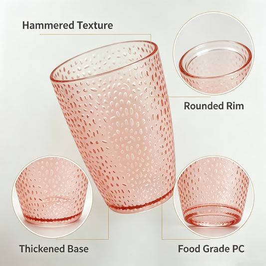 3/6pcs Anti-Drop And Unbreakable Drinking Cups, 7.1oz Acrylic Hard Plastic Cups, Reusable, Suitable for Juice, Beer, Home, Office, Restaurant And Bar, Random Color Acrylic Water Cup, Juice Cup, Beverage Cup