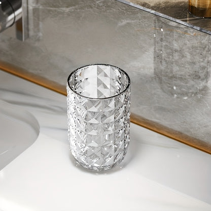 A Luxurious Mouthwash Cup, Couple'S Toothbrush Holder, Plastic Rinsing Cup, Household Bathroom Cup, Bathroom Accessories, Home Decor, Home Furniture.