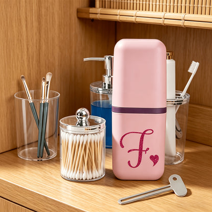 Large Capacity Toothbrush And Toothpaste Travel Container, Travel Toothbrush Storage Box, Multifunctional Portable Mouthwash Cup, Rinse Cup, Toothpaste Holder for Easy Storage of Comb, Razor, Other Toiletries, Suitable for Long Trips, Travel