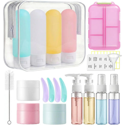 20 Pack Travel Bottles for Toiletries, Travel Containers with  Case