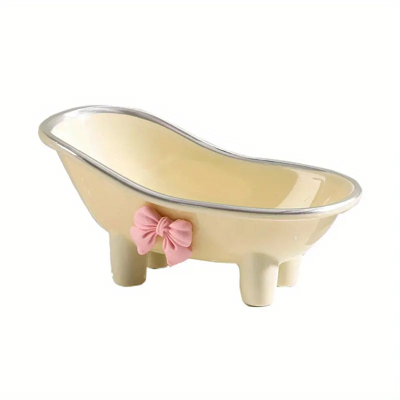 4pcs Cute Plastic Bathroom Soap Dishes - Creative Drainage Soap Holders, Kitchen And Bathroom Additions Tray, Easy to Use for Handwashing And Bathing