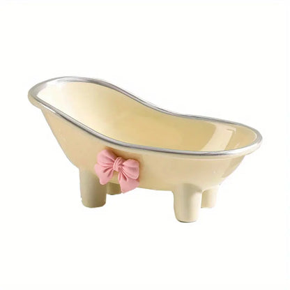 4pcs Cute Plastic Bathroom Soap Dishes - Creative Drainage Soap Holders, Kitchen And Bathroom Additions Tray, Easy to Use for Handwashing And Bathing
