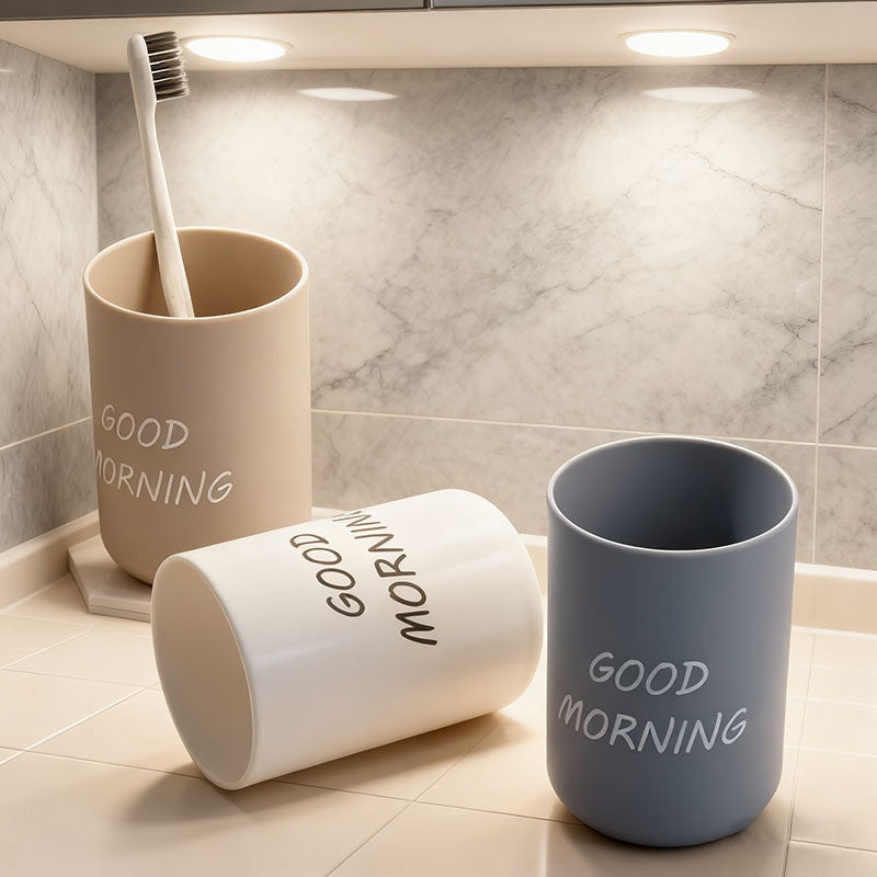 1pc Japanese Minimalist Home Rinsing Cup Toothbrush Washing Cup Morning Creative Toothbrush Cup