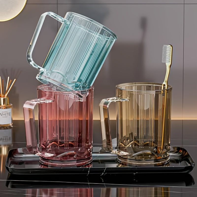 Family Simple Wash Cup Light Luxury Brushing Cup Student Couple Gargle Cup Tooth Tank Round Dental Storage