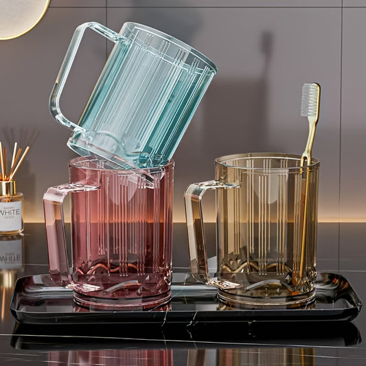 Family Simple Wash Cup Light Luxury Brushing Cup Student Couple Gargle Cup Tooth Tank Round Dental Storage