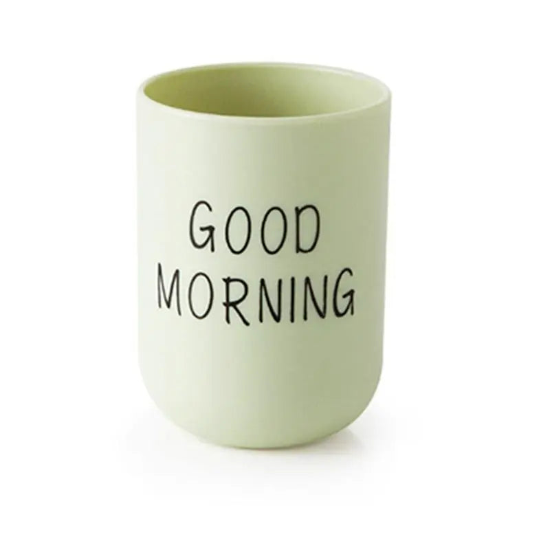 1PC Portable Creative Washing Mouth Cups Plastic Home Hotel Toothbrush Holder Bathroom Accessories Mouthwash Storage Cups 300ml Home Goods