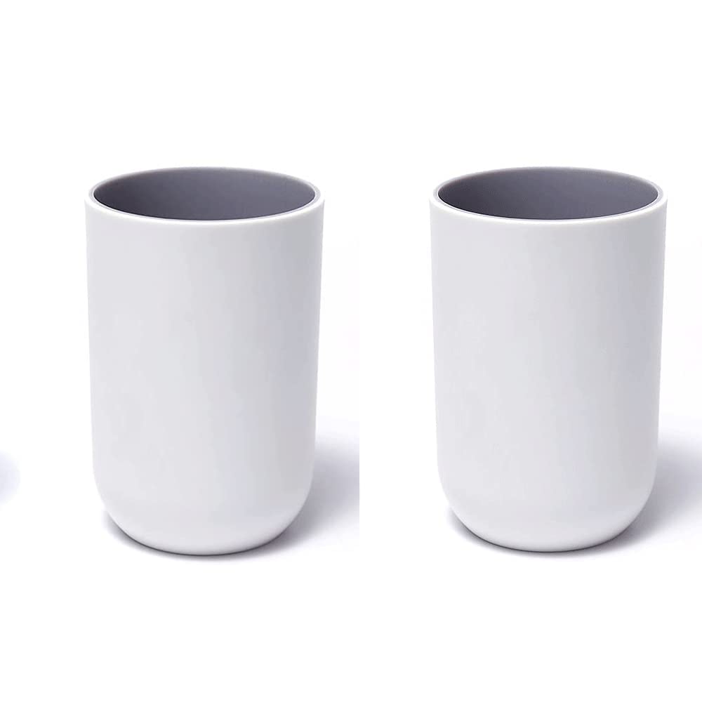 Reusable Drinking Cup Set, Large Capacity Bathroom Toothbrush Cup