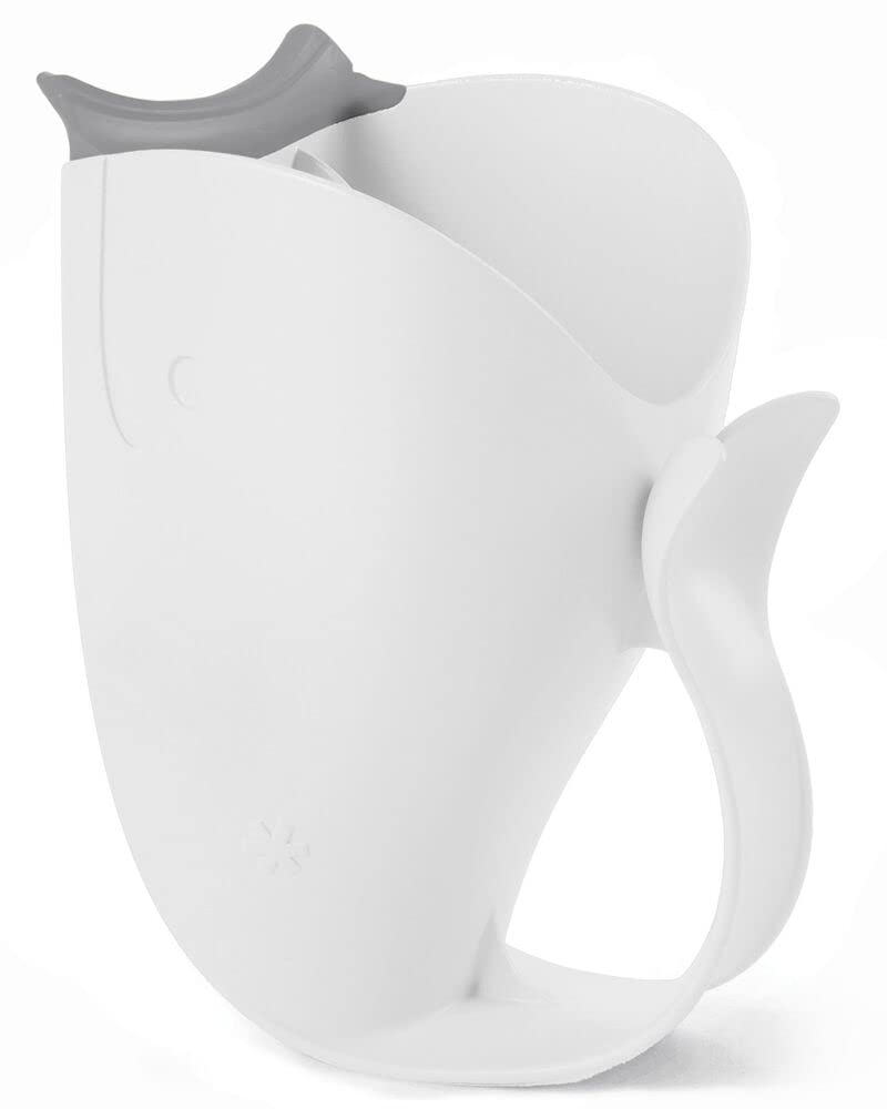 Skip Hop Baby Bath Rinse Cup MOBY Tear-free Waterfall Rinser White Age 0+