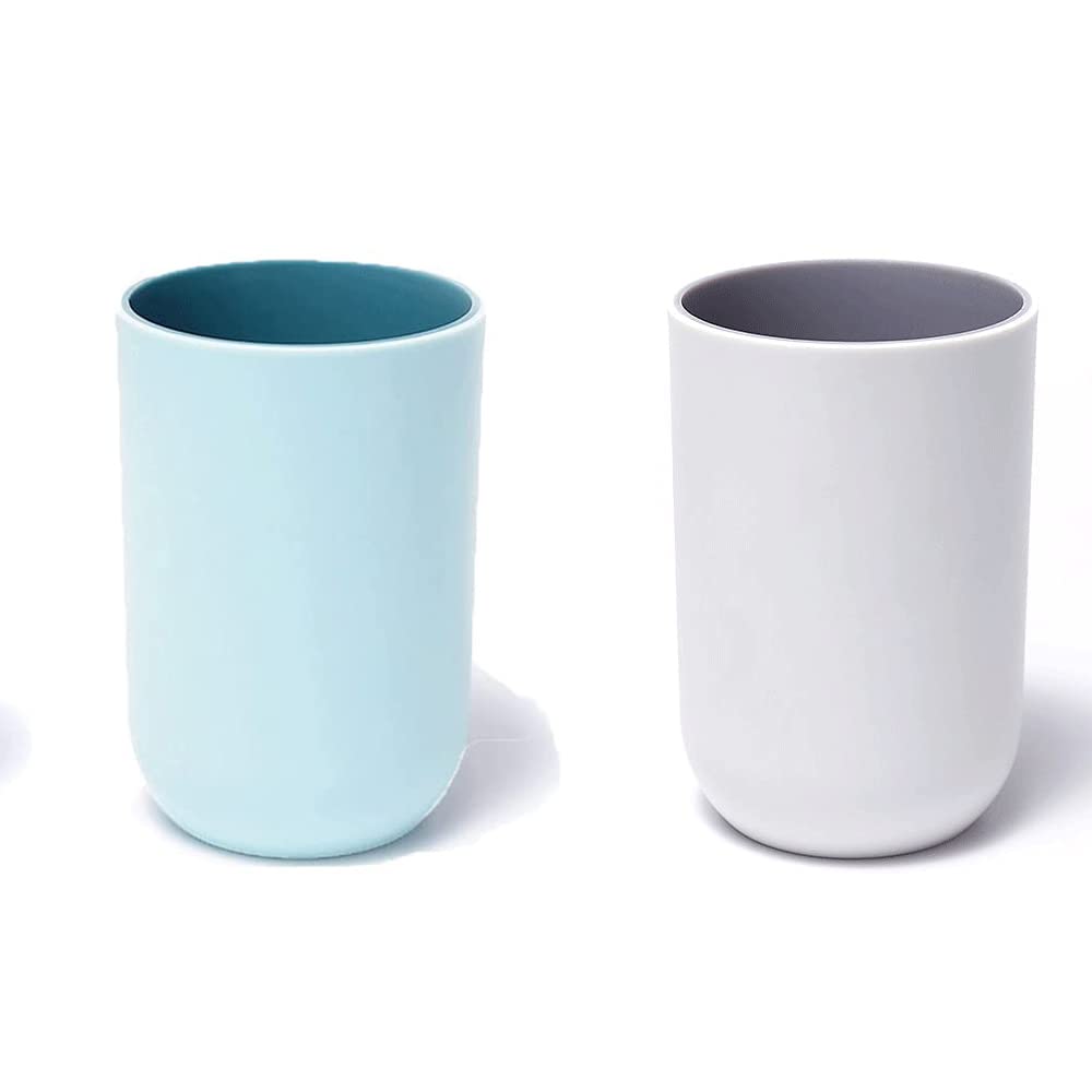 Reusable Drinking Cup Set, Large Capacity Bathroom Toothbrush Cup