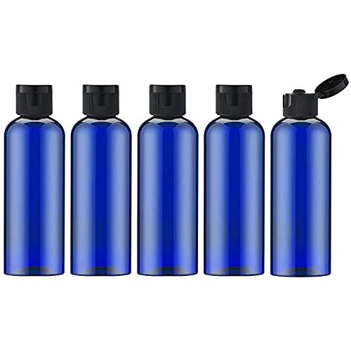 LISAPACK 3.4 oz Travel Bottles for Toiletries, Plastic Shampoo Containers