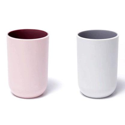 Reusable Drinking Cup Set, Large Capacity Bathroom Toothbrush Cup