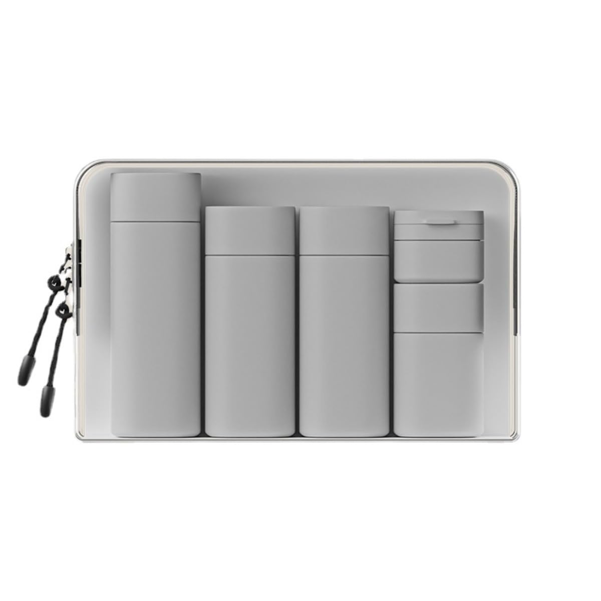 5pcs Travel Cream Dispenser Bottles Set Travel Bottles Toiletry Containers Set, TSA Approved, Travel Essentials