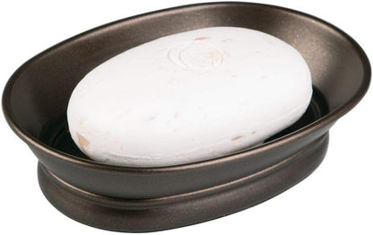 Design Soap Dish for Bathroom Sink, Brushed Stainless Steel