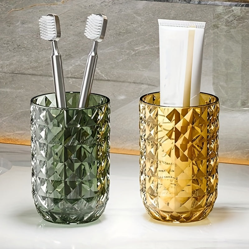 Light Luxury Diamond Pattern, Rinse Cup