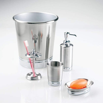 Design Soap Dish for Bathroom Sink, Brushed Stainless Steel