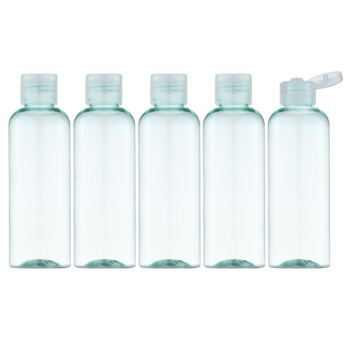 LISAPACK 3.4 oz Travel Bottles for Toiletries, Plastic Shampoo Containers
