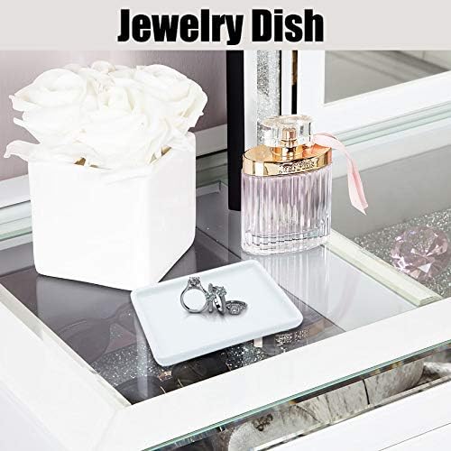 Ceramic Soap Dish for Shower, 2 Pack Bar Soap Holder, Soap Tray