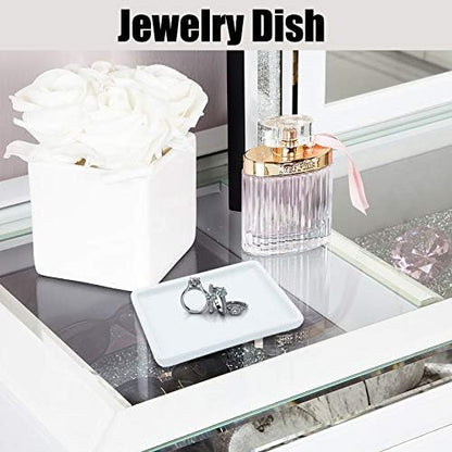 Ceramic Soap Dish for Shower, 2 Pack Bar Soap Holder, Soap Tray