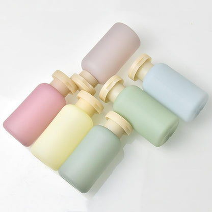 Travel Shampoo Bottles for Toiletries, Leak Proof Travel Size Toiletries Bottle Containers for Shampoo and Conditioner, Reusable Squeeze Bottles, Essentials Accessories (Garden Series, 3.4oz, 4Pcs)