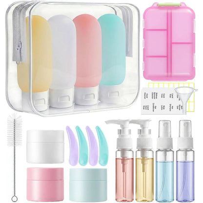 20 Pack Travel Bottles for Toiletries, Travel Containers with  Case