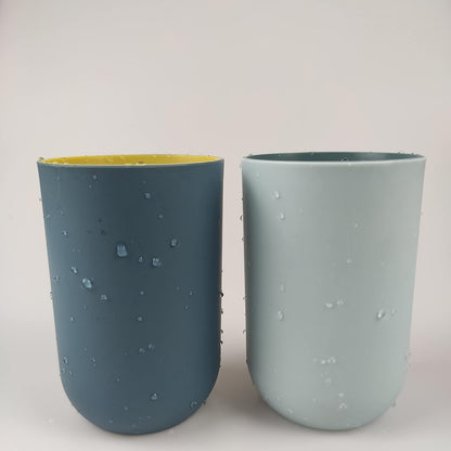 Reusable Drinking Cup Set, Large Capacity Bathroom Toothbrush Cup