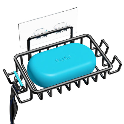 Nieifi Bar Soap Holder for Shower Wall, Adhesive Soap Dish for Bathroom