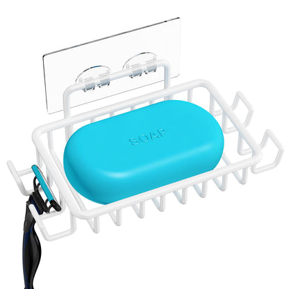 Nieifi Bar Soap Holder for Shower Wall, Adhesive Soap Dish for Bathroom