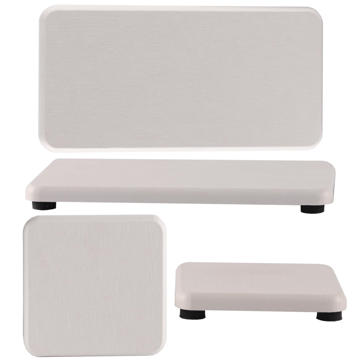 NiuYichee Set of 4 Water Absorbent Diatomite Coasters, Dish Soap Stone Tray