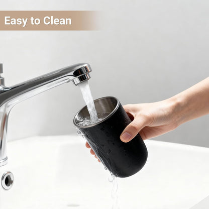 Unbreakable Stainless Steel Toothbrush Holder Tumbler Cup for Bathroom 13oz