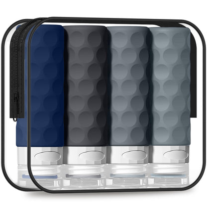 Silevoler Travel Bottles for Toiletries, Silicone Travel Size Containers