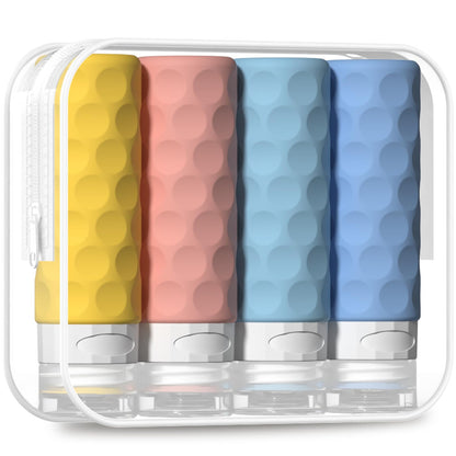 Silevoler Travel Bottles for Toiletries, Silicone Travel Size Containers