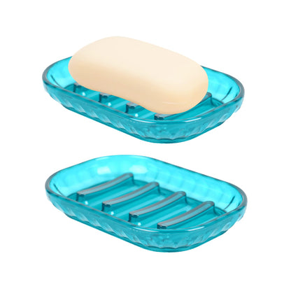 2 Pack Soap Dish Holder for Bar Soap, Bathroom Soap Dishes Bar Soap Holder