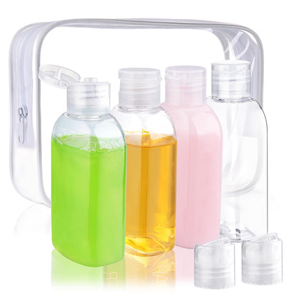 Cosywell 4pc 3.4 oz Leakproof Squeeze Bottles Travel Kit