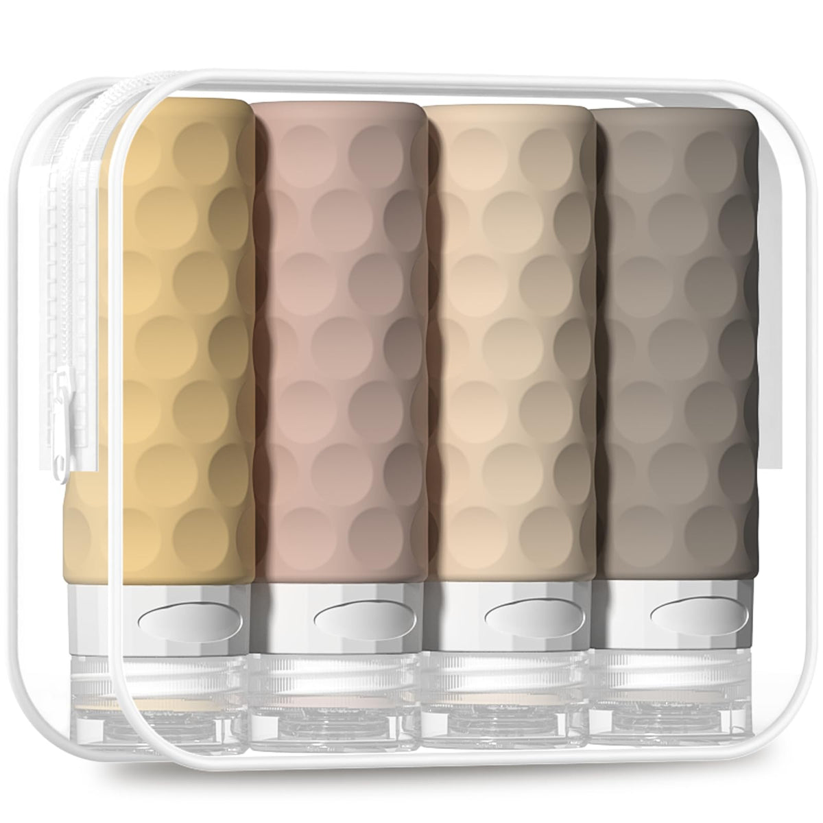 Silevoler Travel Bottles for Toiletries, Silicone Travel Size Containers