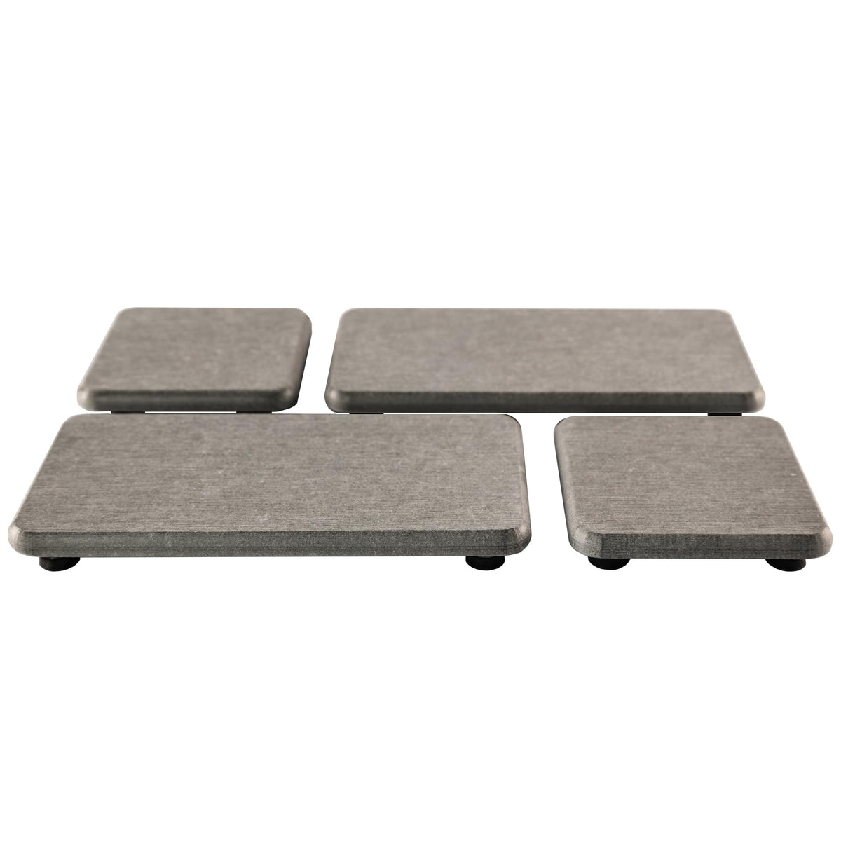 NiuYichee Set of 4 Water Absorbent Diatomite Coasters, Dish Soap Stone Tray
