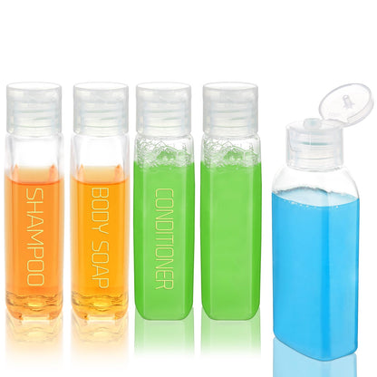 Cosywell 4pc 3.4 oz Leakproof Squeeze Bottles Travel Kit