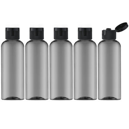 LISAPACK 3.4 oz Travel Bottles for Toiletries, Plastic Shampoo Containers