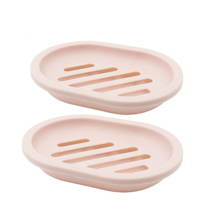 Topsky Soap Dish for Shower, 2pcs Soap Dishes Soap Savers for Bar Soap, Soap Bar Holder Shower with Drip Tray, Plastic Soap Holders with Drain for Kitchen Sink, Easy to Clean, Keeps The Soap Dry