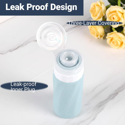 16 Pack Travel Bottles for Toiletries, TSA Approved 3oz Containers
