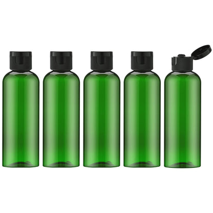 LISAPACK 3.4 oz Travel Bottles for Toiletries, Plastic Shampoo Containers