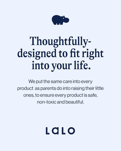 Lalo Baby Bath Rinse Cup with Handle for Easy Grip, Tear-Free Bathing