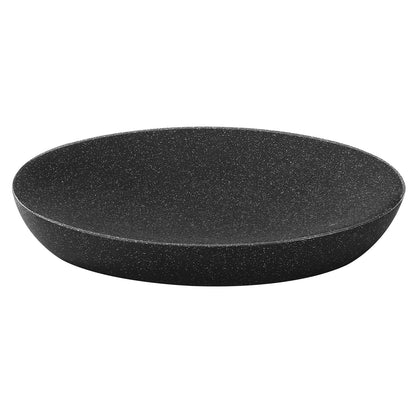 Luxspire Oval Soap Dish, Resin soap Holder for Bathroom, Gravel White