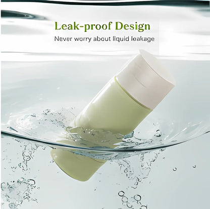 2-Pack 4-in-1 Cosmetic Travel Bottles, Portable Leak-Proof Refillable Toiletries Containers for Shampoo, Conditioner, Lotion & Skincare, Plastic Storage Dispenser, Compact Lightweight Travel Organizer for Business Trips & Vacations
