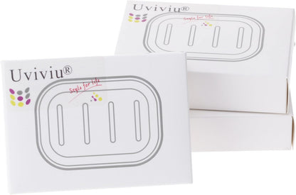 Plastic Soap Dish, Container, Keeps Soap Dry,Easy Cleaning,Drain,White