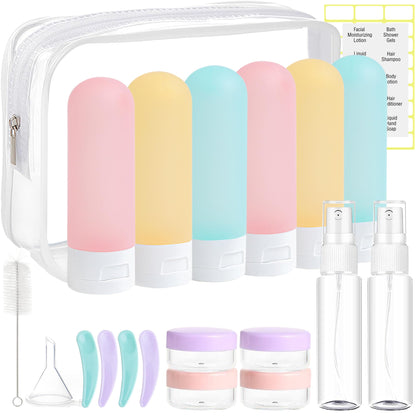DEWSENSI 20 Pack Travel Bottles Set for Toiletries