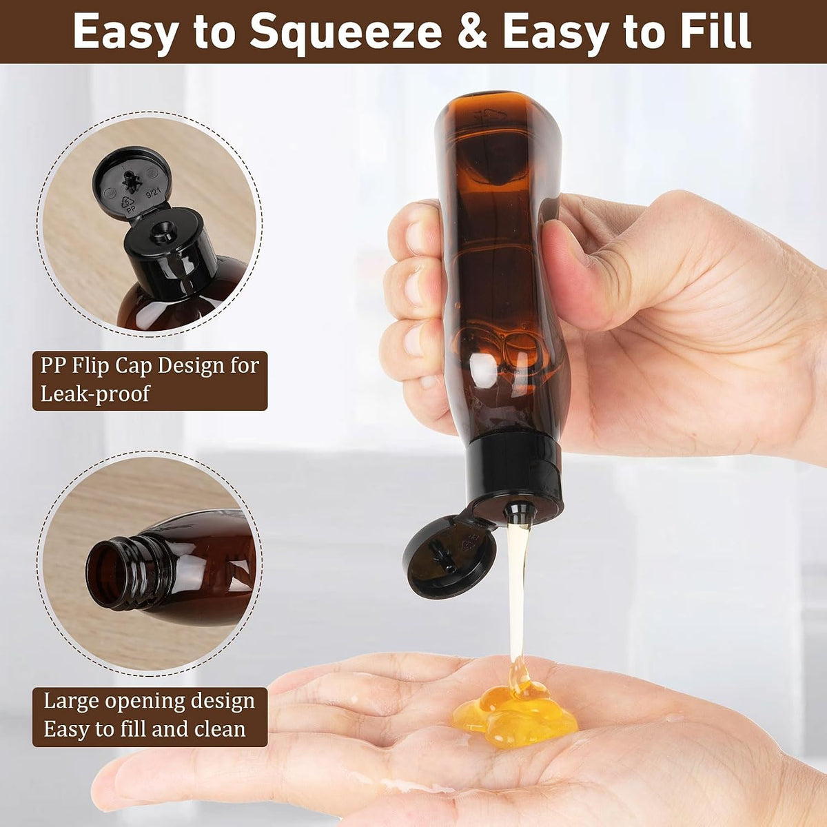 Travel Kit 10 PCS Travel Bottles for Toiletries TSA Approved Bottle