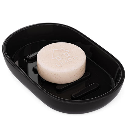 Soap Dishes for Bar Soap,2 Pack Environmentally-Friendly Bathroom Soap Dishes (Removable),2Pcs/Set Bamboo Soap Dishes Holder,Bathroom Sink Soap Dish,White