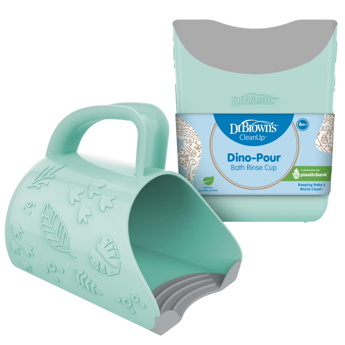 Dr. Brown's CleanUp Dino-Pour Baby Bath Rinse Cup